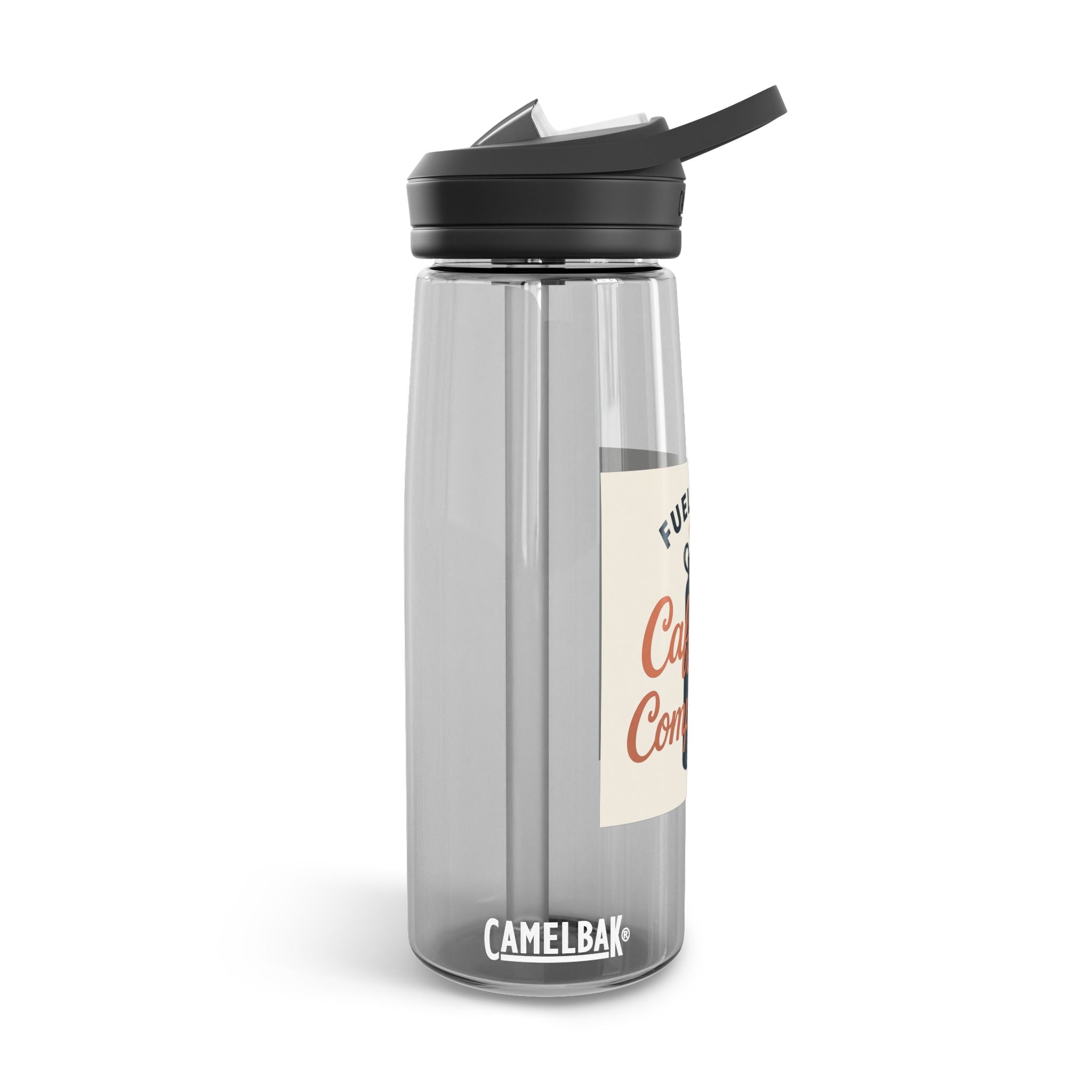 Compassionate Caffeine Water Bottle - Perfect for Hydration & Inspiration, Gift for Coffee Lovers, Fitness and Daily Use, 20oz/25oz