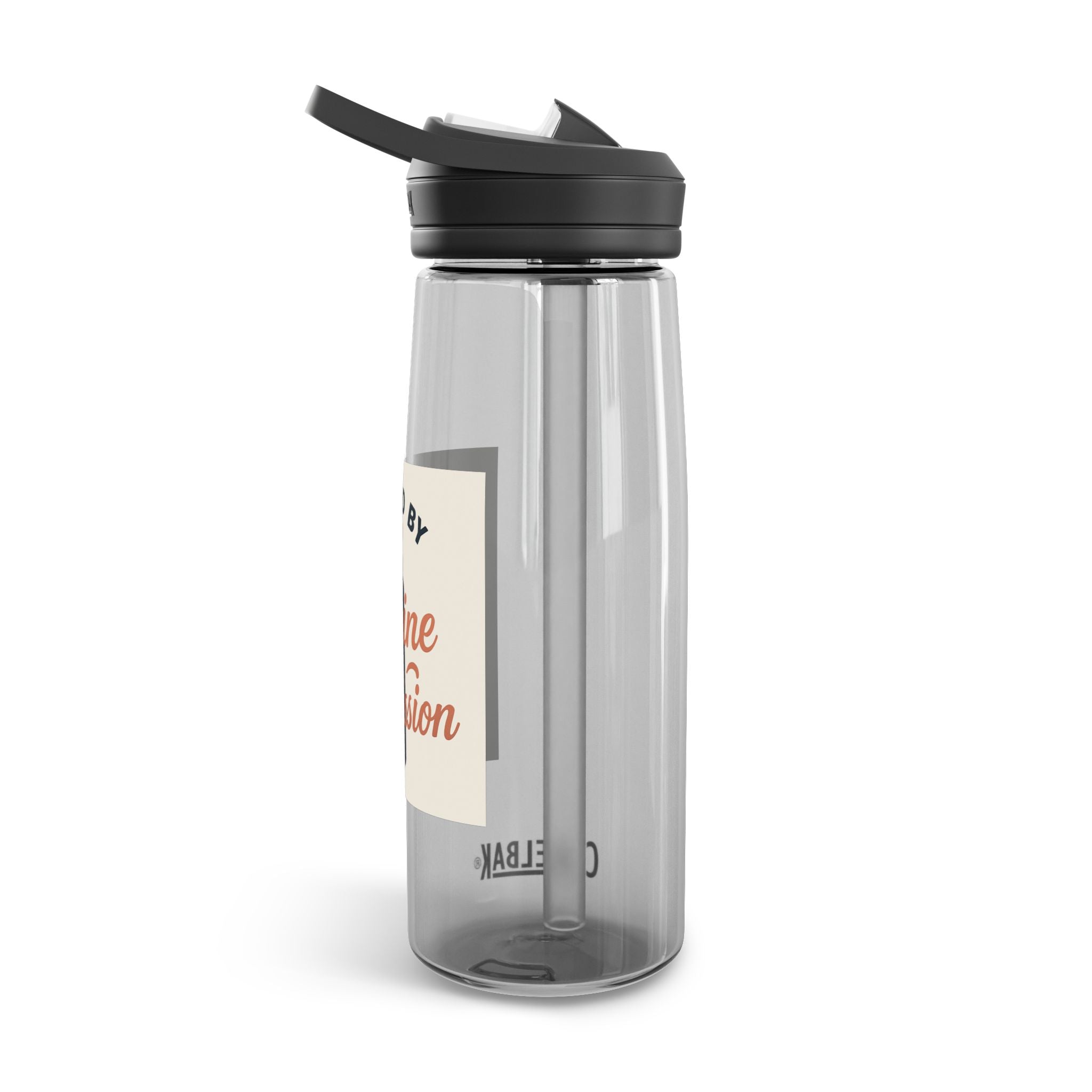 Compassionate Caffeine Water Bottle - Perfect for Hydration & Inspiration, Gift for Coffee Lovers, Fitness and Daily Use, 20oz/25oz